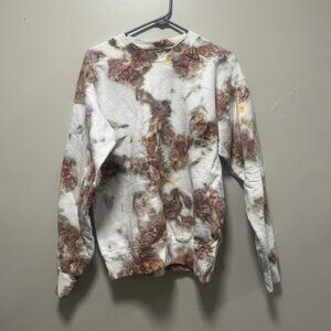 Eden & Ebb Tie-Dye Sweatshirt Size Small | Amethyst Crewneck
